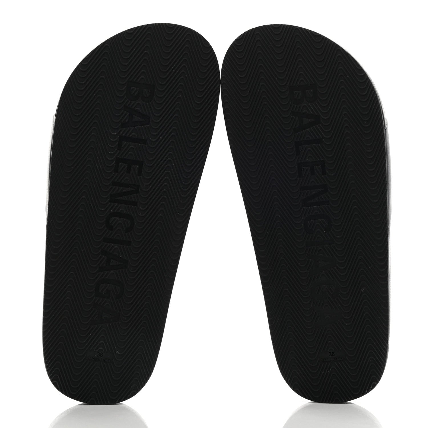 Balenciaga Nappa Pool Slide Sandals 36 Black 5 of 8