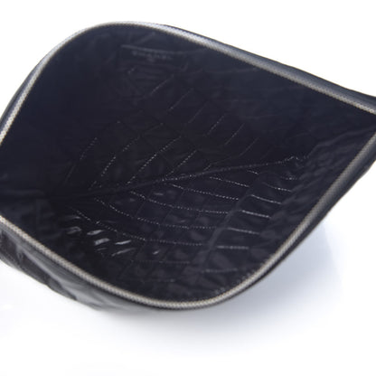 Chanel Lambskin Quilted Medium Cosmetic Case Black 5 of 9