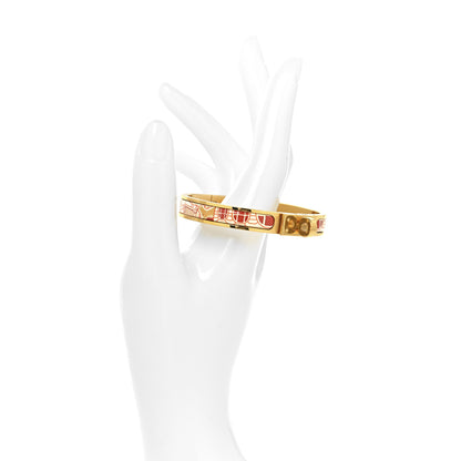 Hermes Enamel Printed Faubourg City Mini Clic Kelly Bracelet Etendard 2 of 5