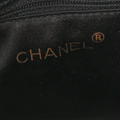 Chanel Satin Quilted Mini Shoulder Bag Black 5 of 9