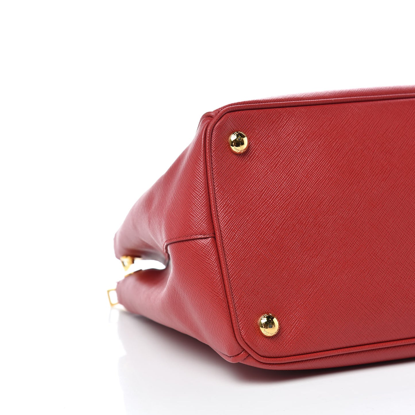 Saffiano Medium Galleria Double Zip Tote Fuoco