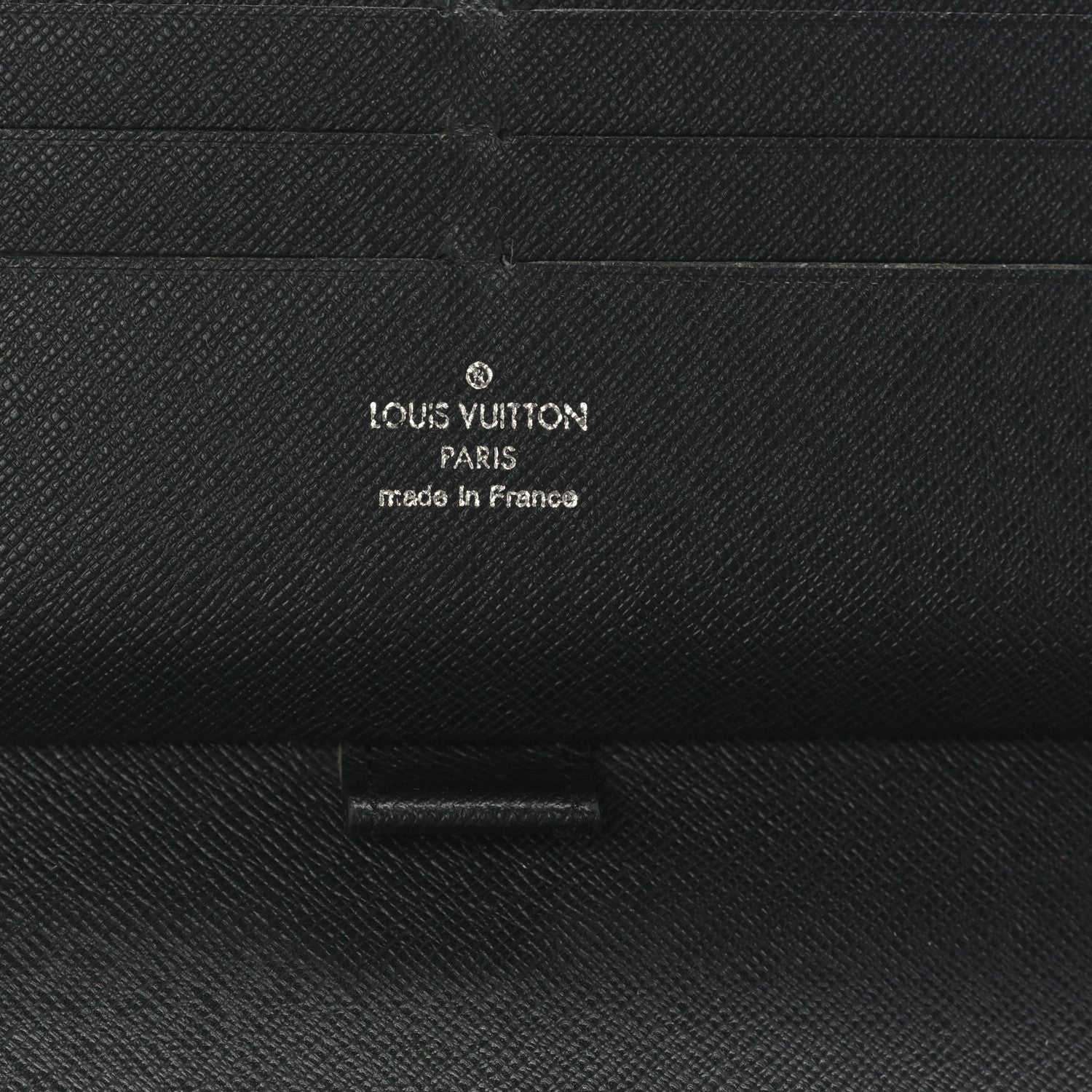 Louis Vuitton Epi Zippy Organizer Wallet Black 6 of 8