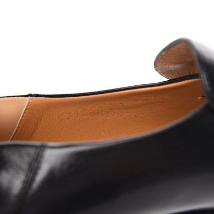 Gucci Goatskin Womens Horsebit Mid-Heel Loafers 39 Black 8 of 8