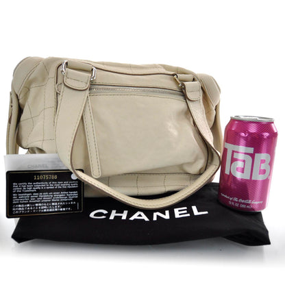 Chanel Leather Essential Bowler Ivory 3 of 8