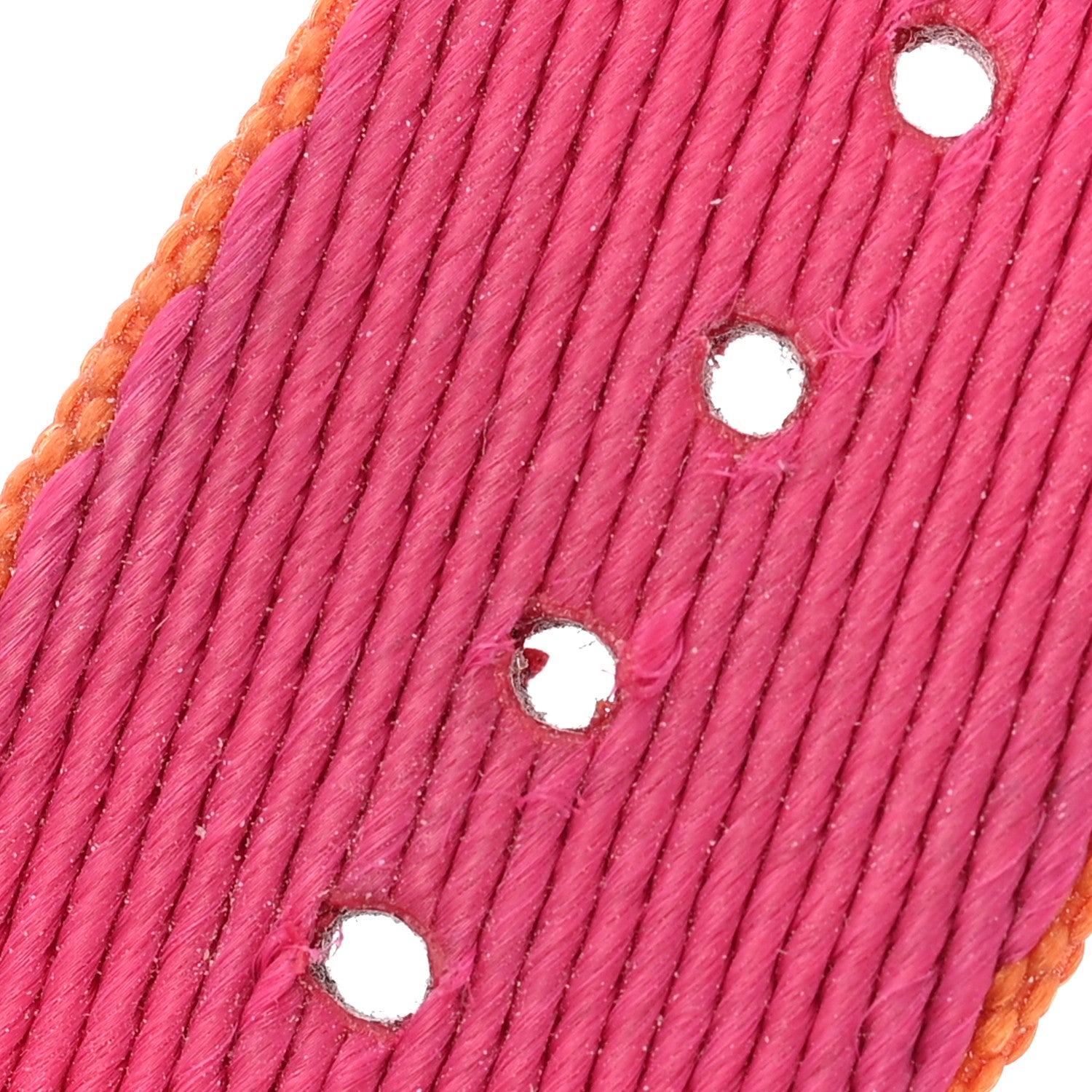 Apple Watch エルメス　ローズ　ジャンピング　ナイロン Hermes Nylon Weave 32mm Twill Jump Apple Watch Single Tour Strap