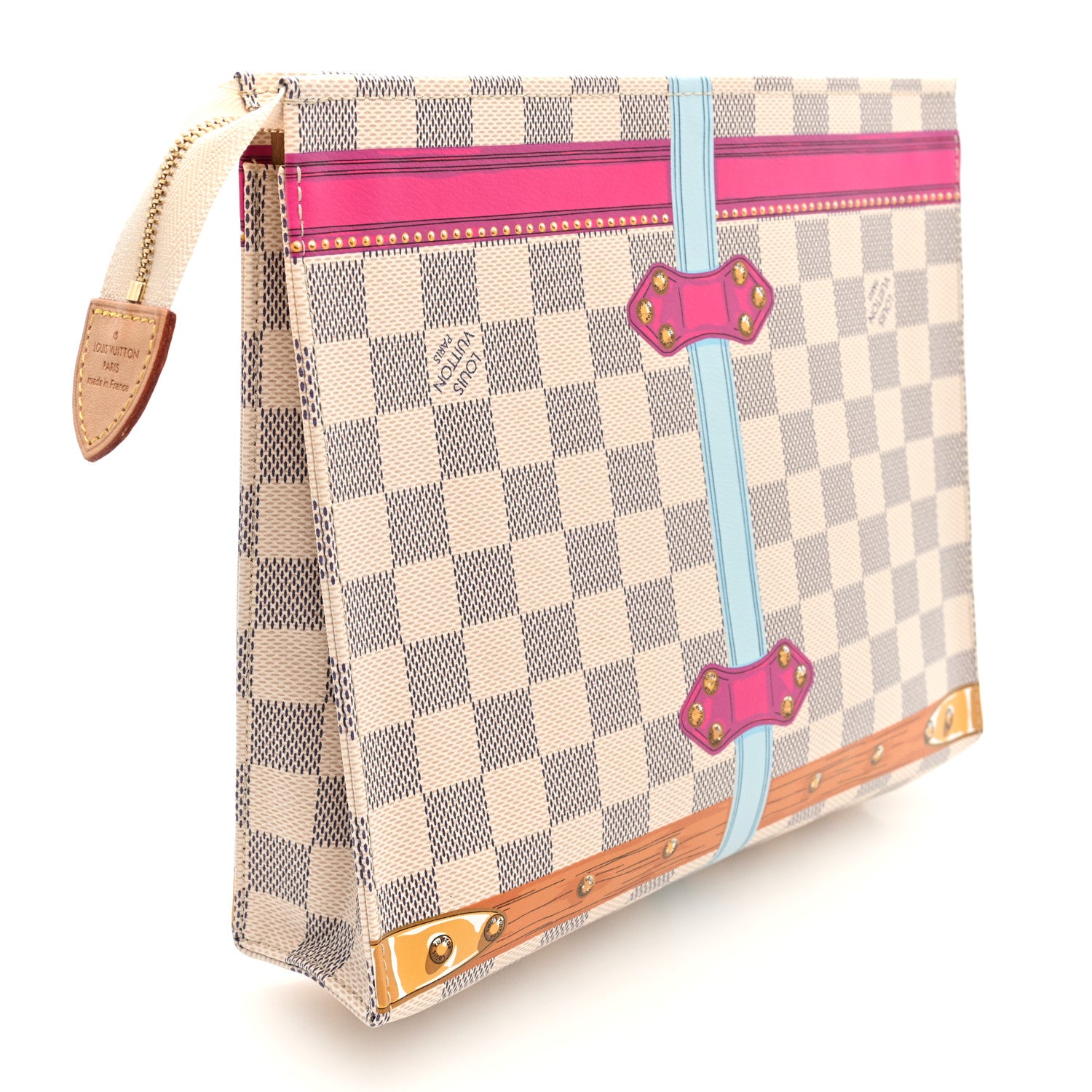 Louis Vuitton Damier Azur Summer Trunks Saint Tropez Toiletry Pouch 26 3 of 6