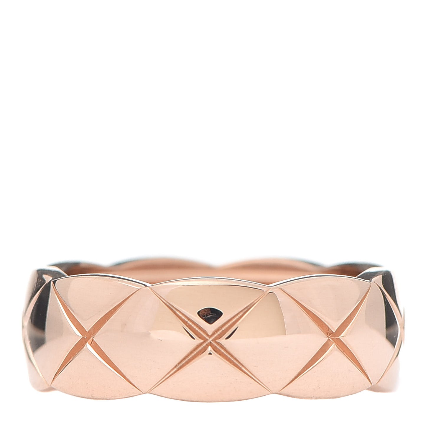 18K Beige Gold Small Coco Crush Ring 52 6