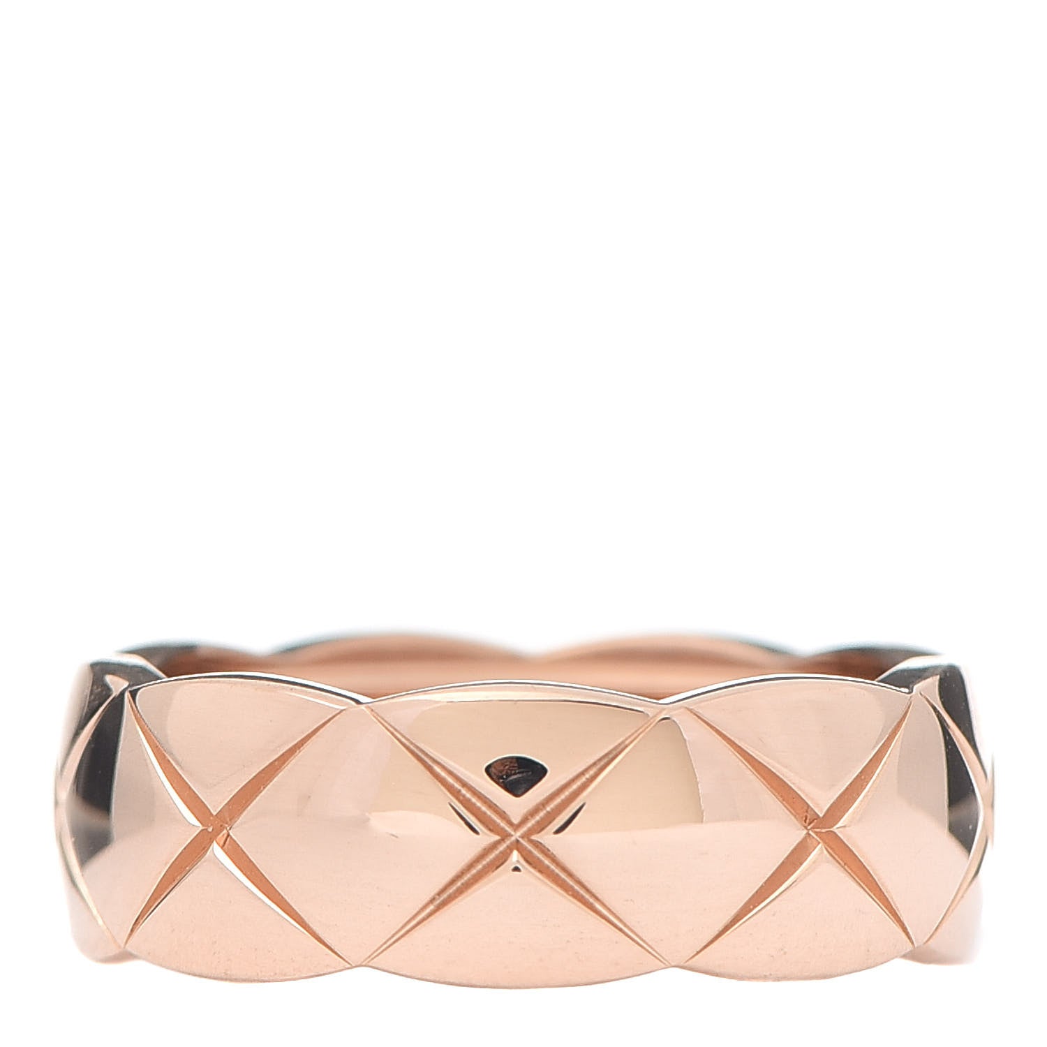 Chanel 18K Beige Gold Small Coco Crush Ring 52 6 3 of 7