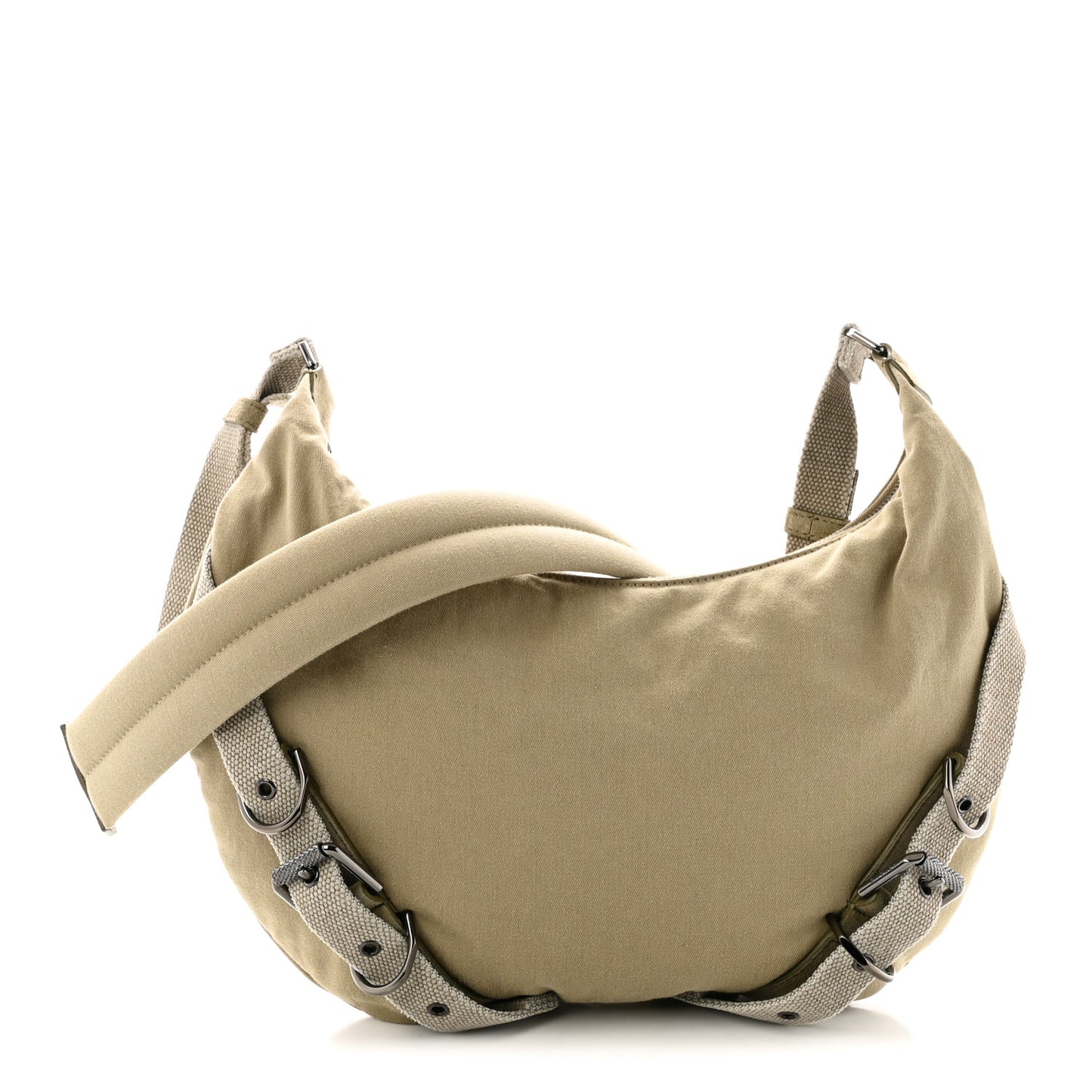 Canvas Voyou Messenger Bag Khaki