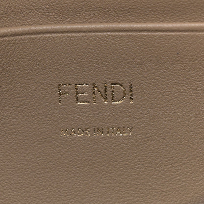 Fendi Nappa FF 1974 Embossed Mini Baguette Dove Gray 6 of 13