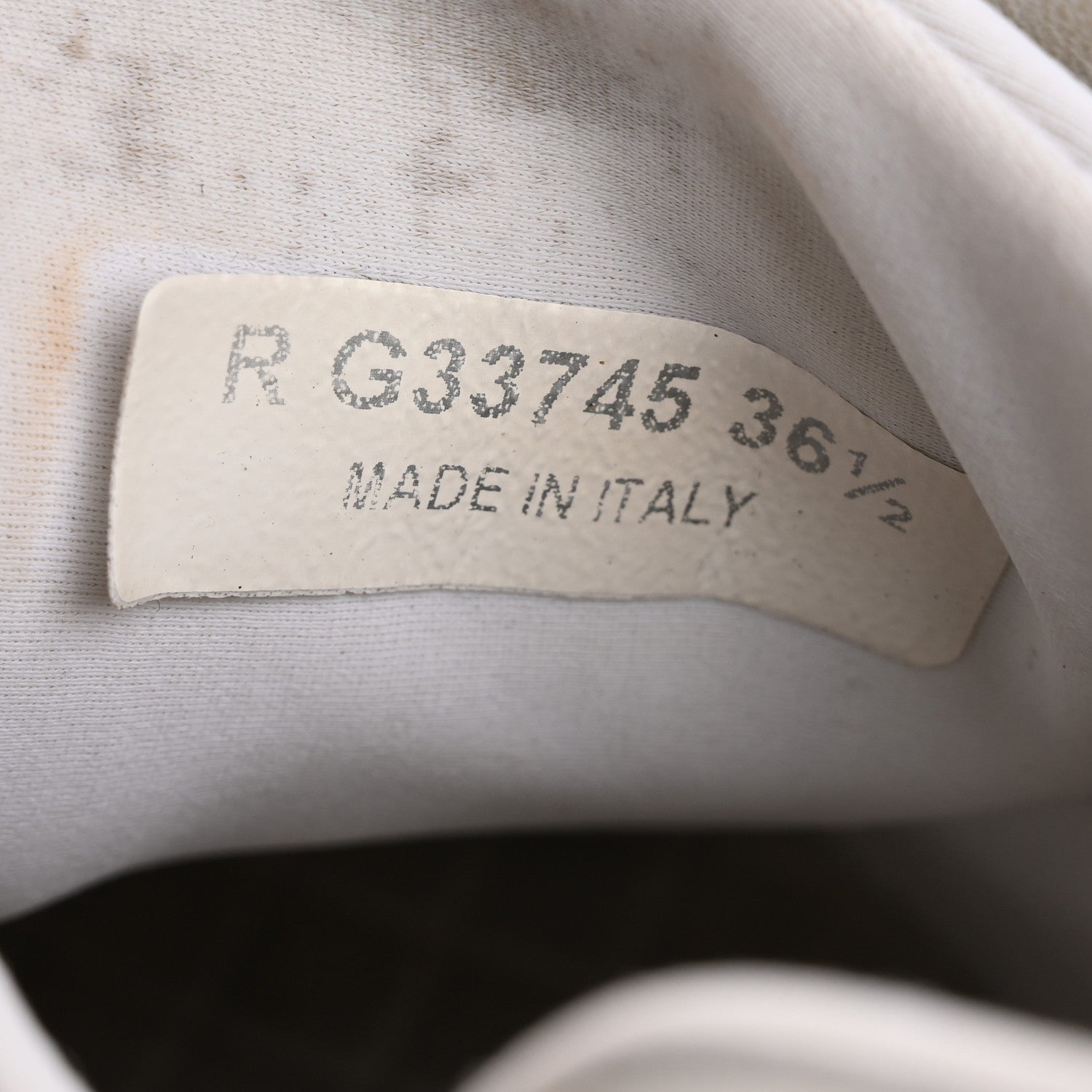 Chanel Suede Calfskin Fabric CC Sneakers 36.5 White 8 of 17