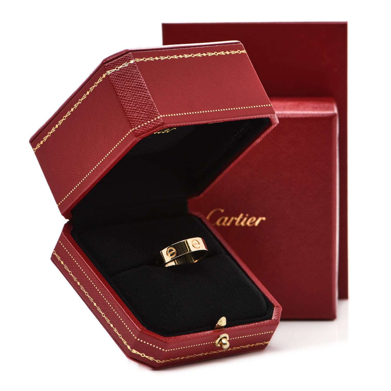 Cartier 18K Yellow Gold 5.5mm LOVE Ring 58 8.5 5 of 5