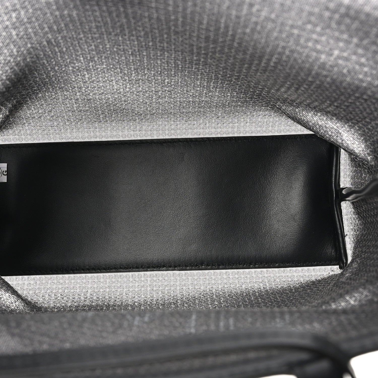 Prada Sequin Rete Paillettes Small Tote Bag Black 6 of 9