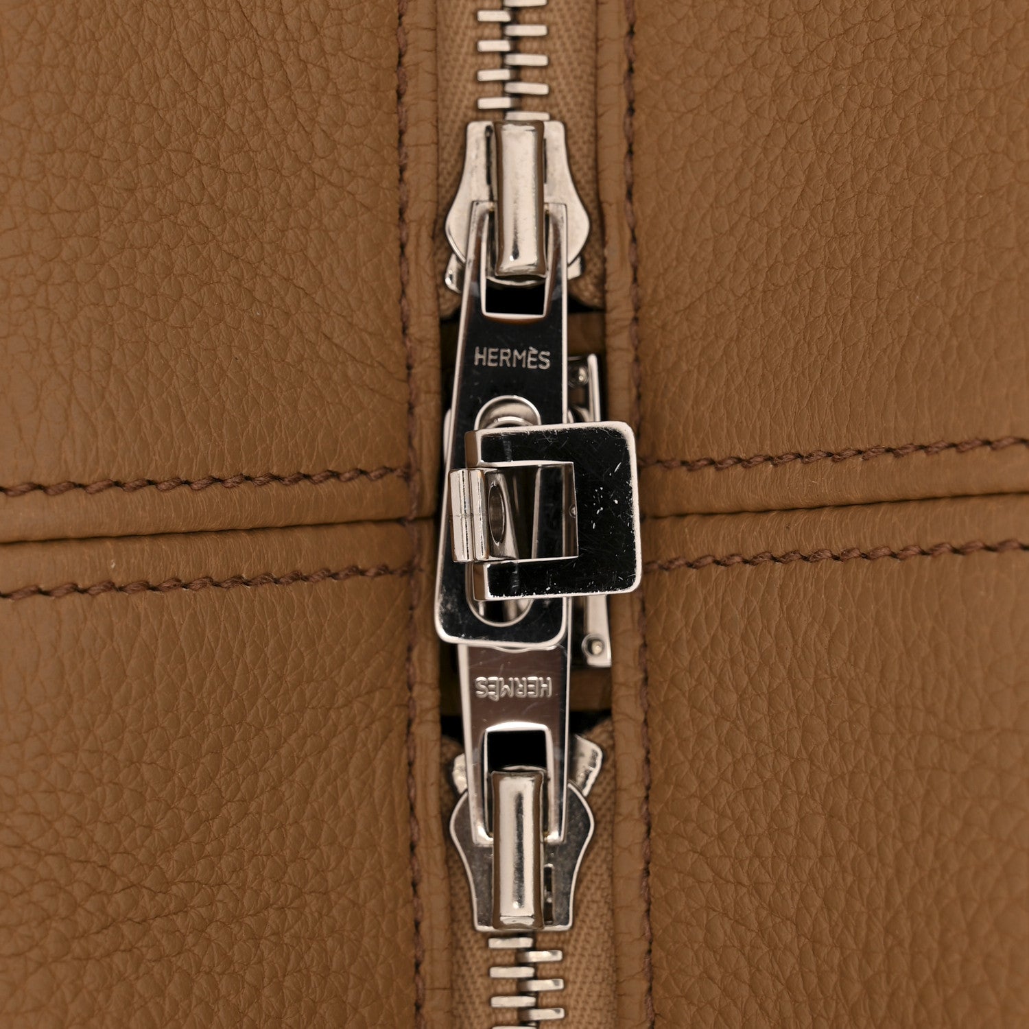 Hermes Taurillon Clemence Victoria II 35 Biscuit 13 of 13