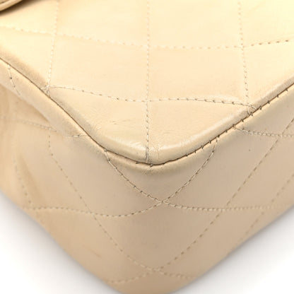Chanel Lambskin Quilted Small Single Flap Beige 12 of 17