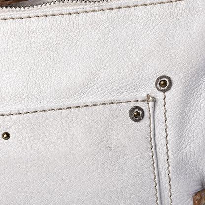 Chloe Calfskin Paddington Hobo White 16 of 36
