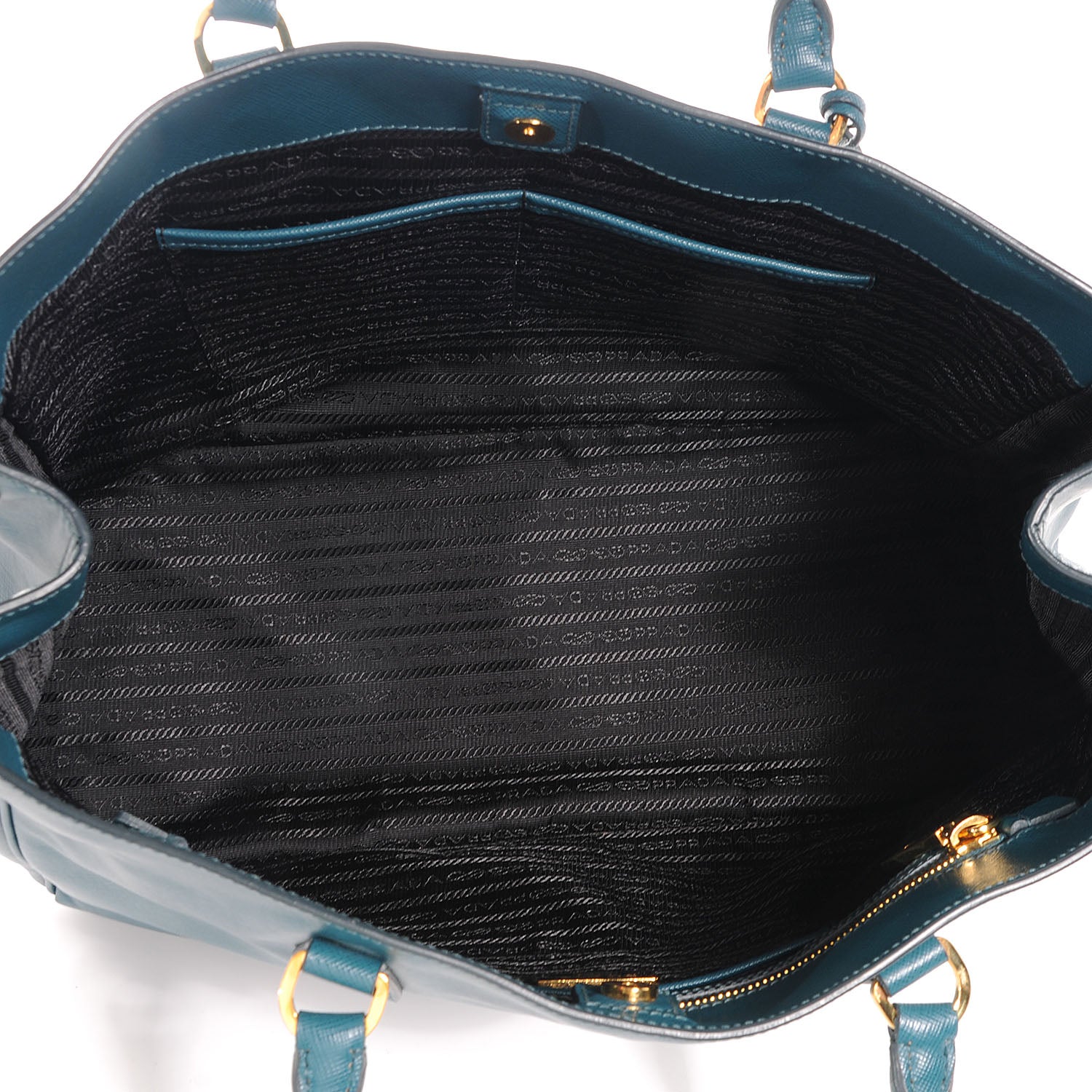 Prada Saffiano Lux Large Tote Ottanio 5 of 9