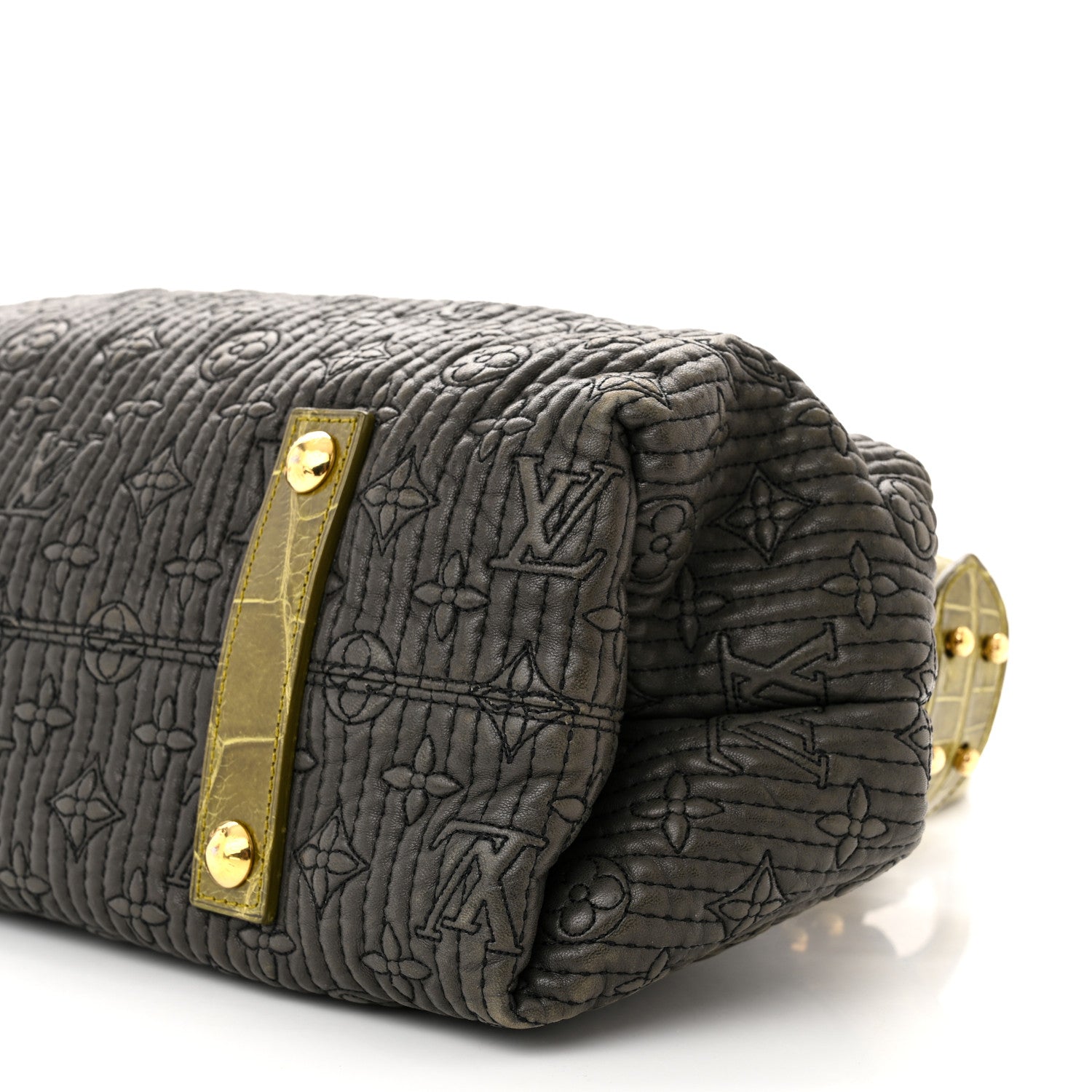 Louis Vuitton Monogram Motard Alligator Biker Vert Grey 10 of 10