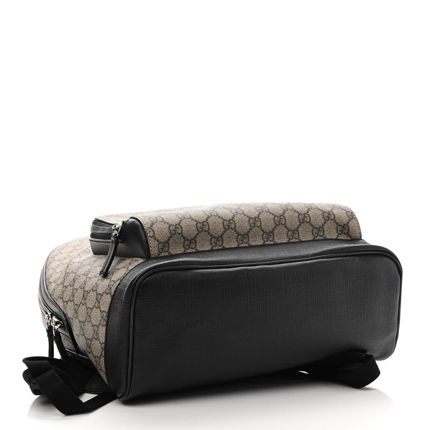 GG Supreme Monogram Medium Backpack Black