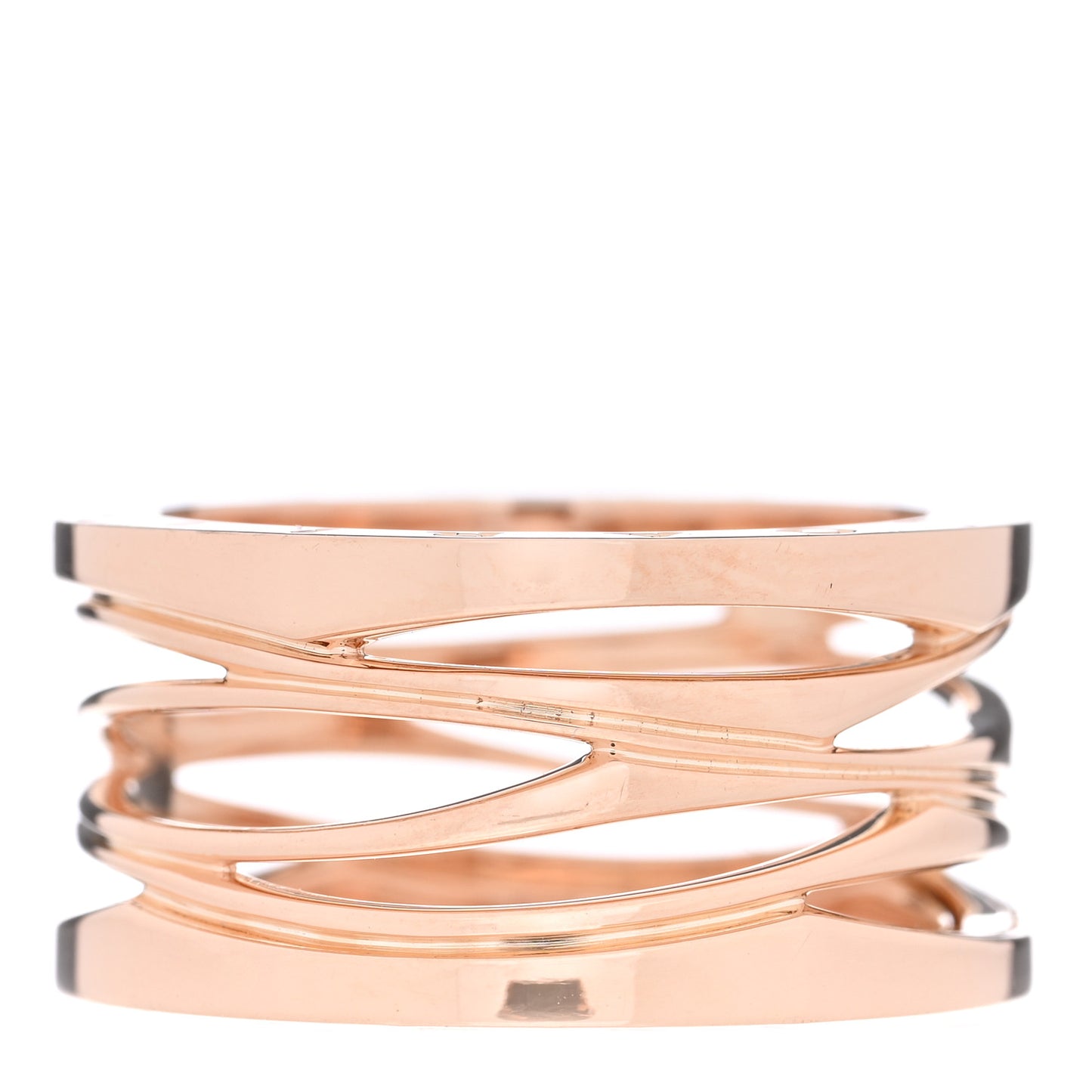 18K Rose Gold B.Zero1 Legend Four-Band Ring 62 10
