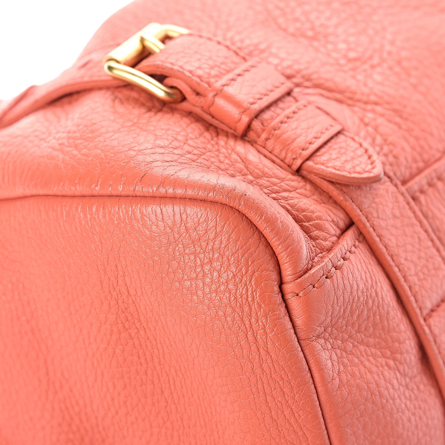 Prada Cervo Antik Easy A Foldover Pushlock Satchel Corallo 12 of 16
