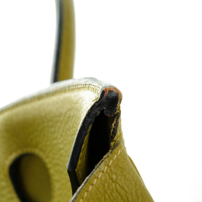 Hermes Taurillon Clemence JPG Birkin 42 Chartreuse 21 of 35