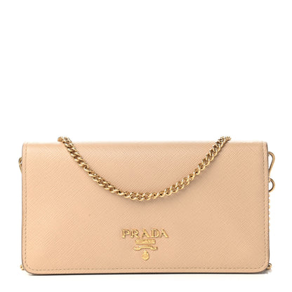 Prada Saffiano Metal Mini Crossbody Bag Cipria 1 of 10