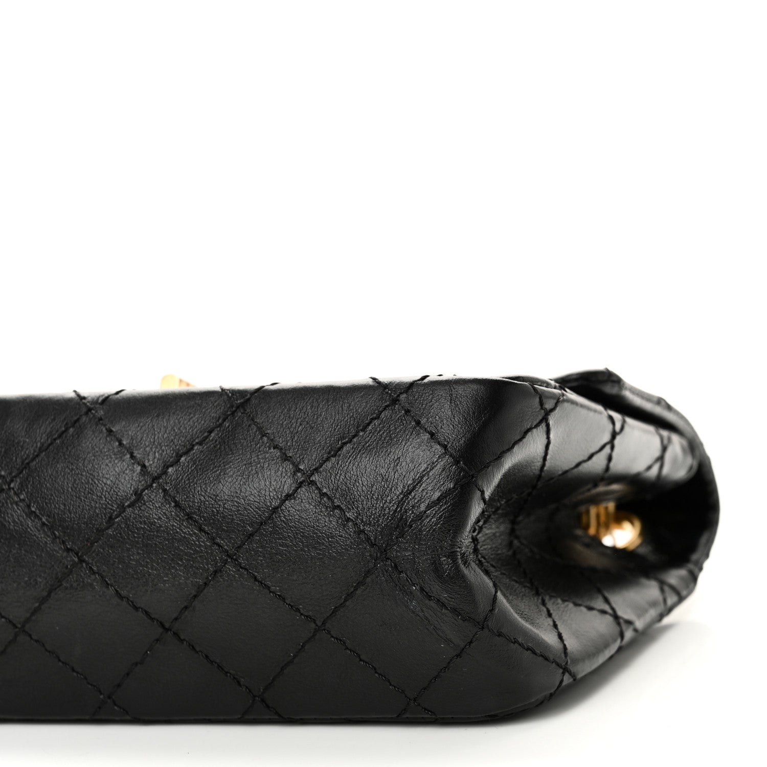 Chanel Aged Calfskin Quilted 2.55 Reissue Mini Flap Black 10 of 10