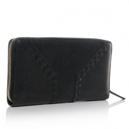 Saint Laurent Leather Muse Zip Around Wallet Black 3 of 8