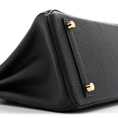 Hermes Togo Birkin 25 Black 7 of 9