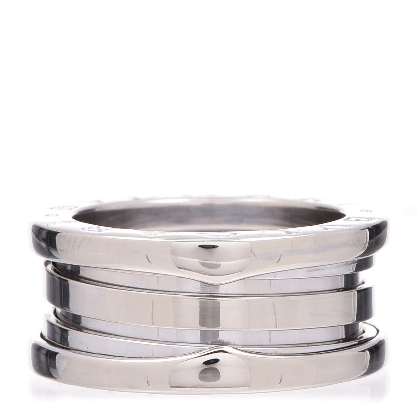 18K White Gold B.Zero1 3 Band Ring 50 5.25