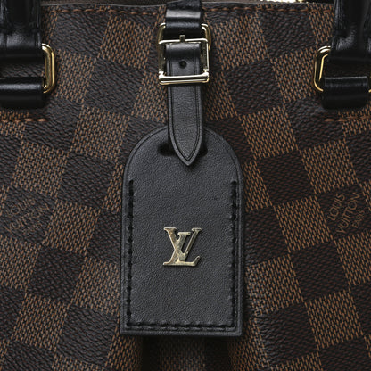 Louis Vuitton Damier Ebene Odeon Tote MM Black 7 of 9