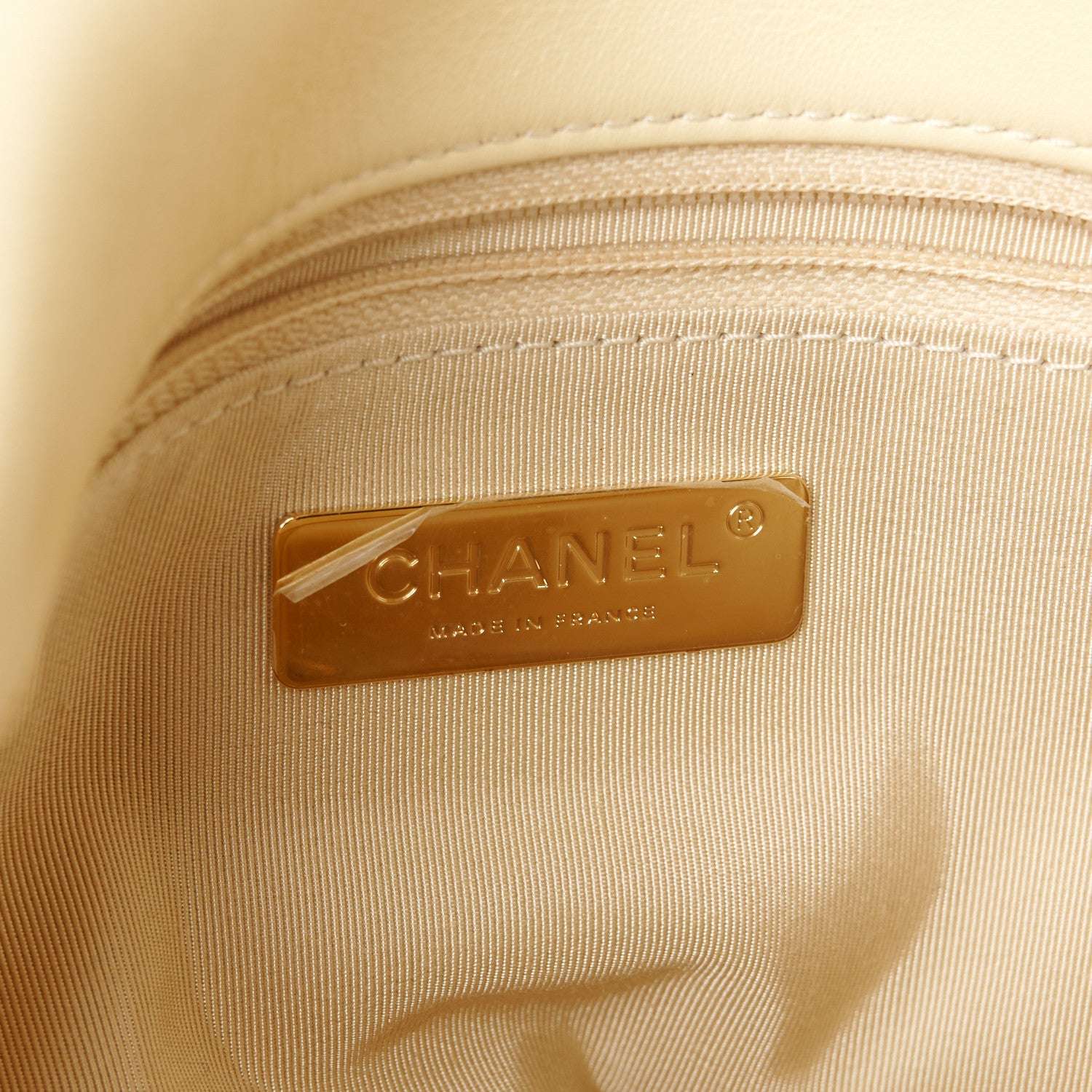 Chanel Lambskin Quilted Medium Chanel 19 Flap Yellow 6 of 11