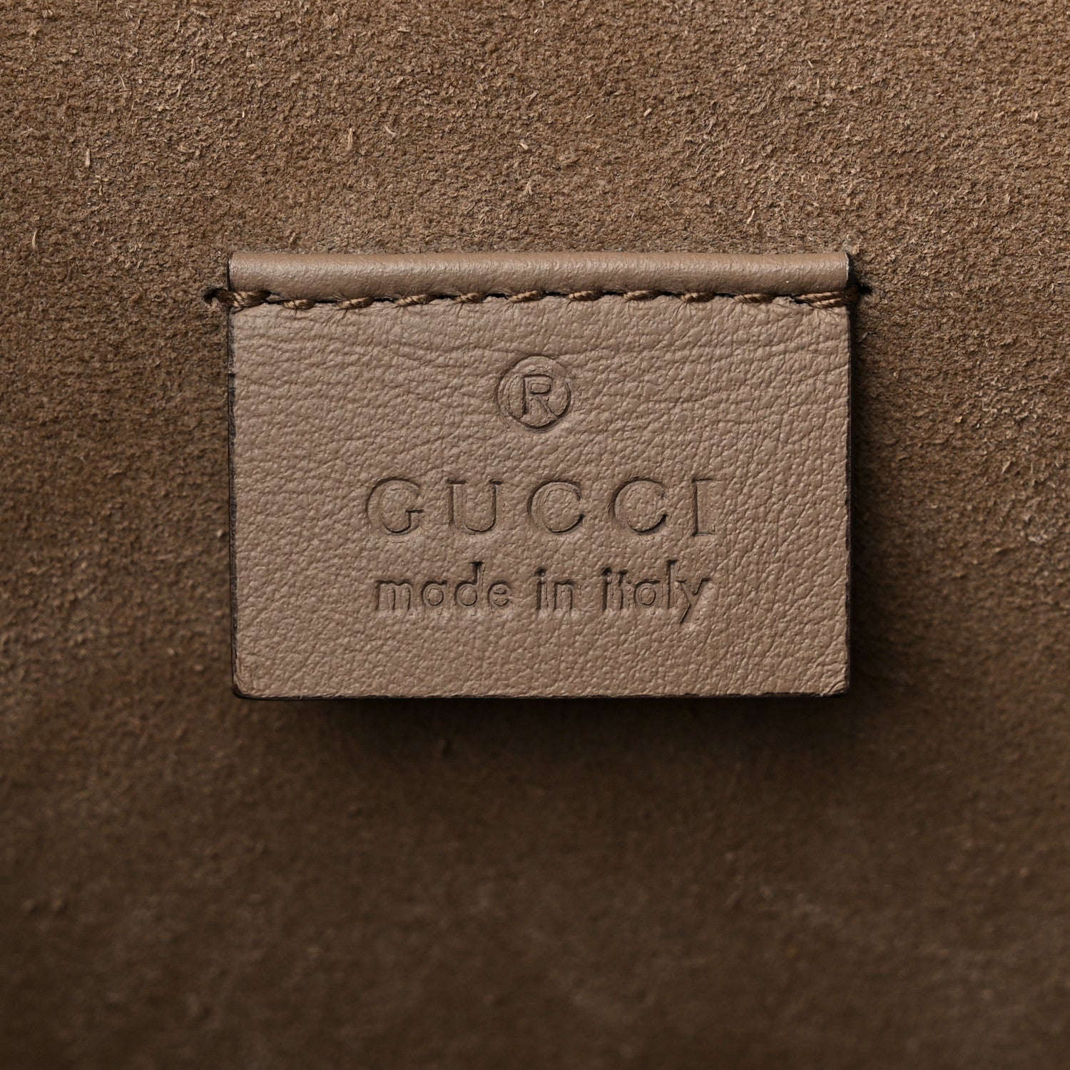 Gucci GG Supreme Monogram Embroidered Medium Dionysus Shoulder Bag Taupe 6 of 10