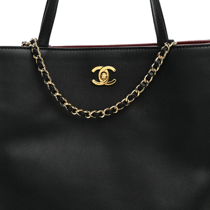 Chanel Calfskin Small Shopping Bag Black 8 of 10
