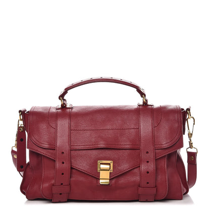 Proenza Schouler Lambskin Medium PS1 Satchel Chianti 1 of 9