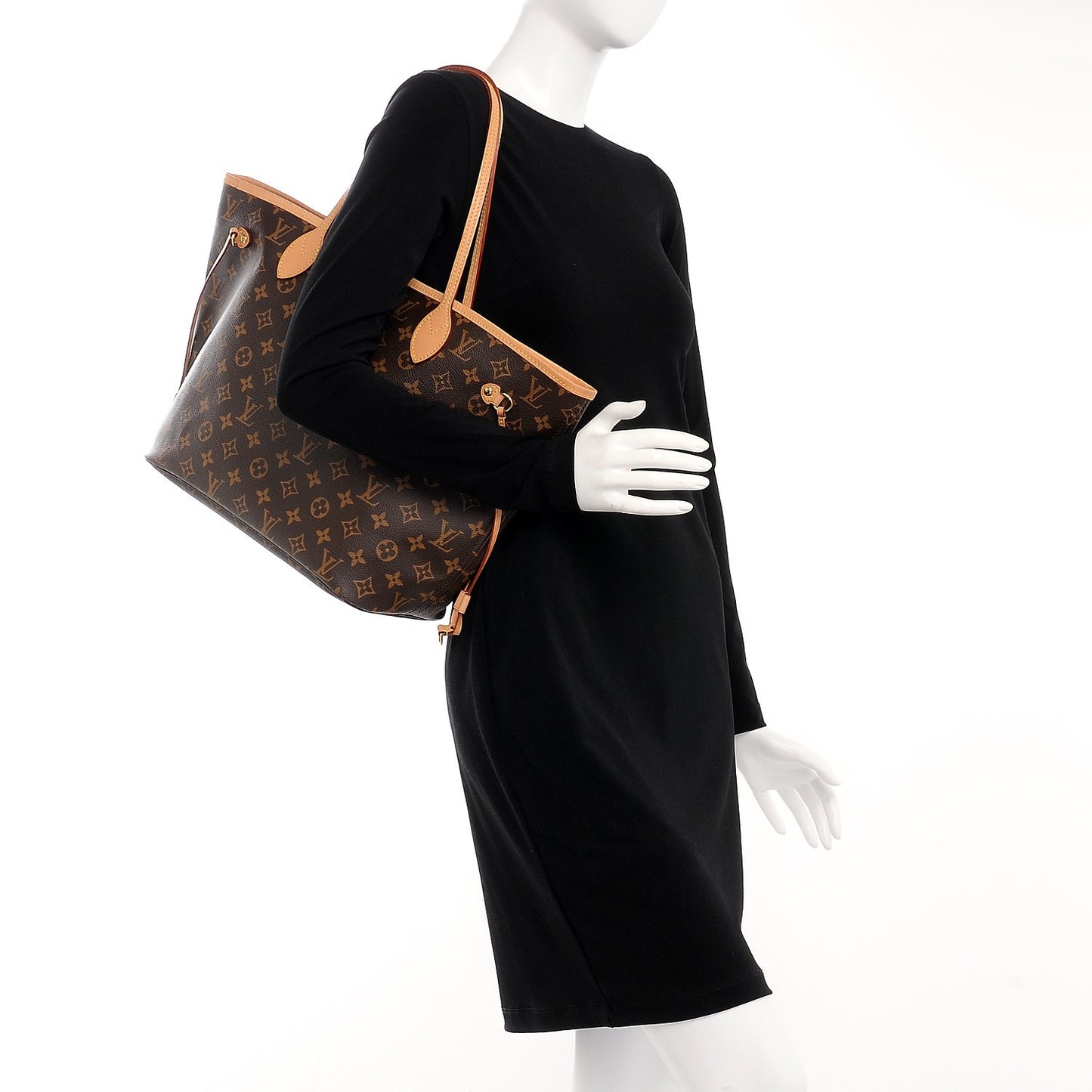 Monogram Neo Neverfull MM Rose Ballerine