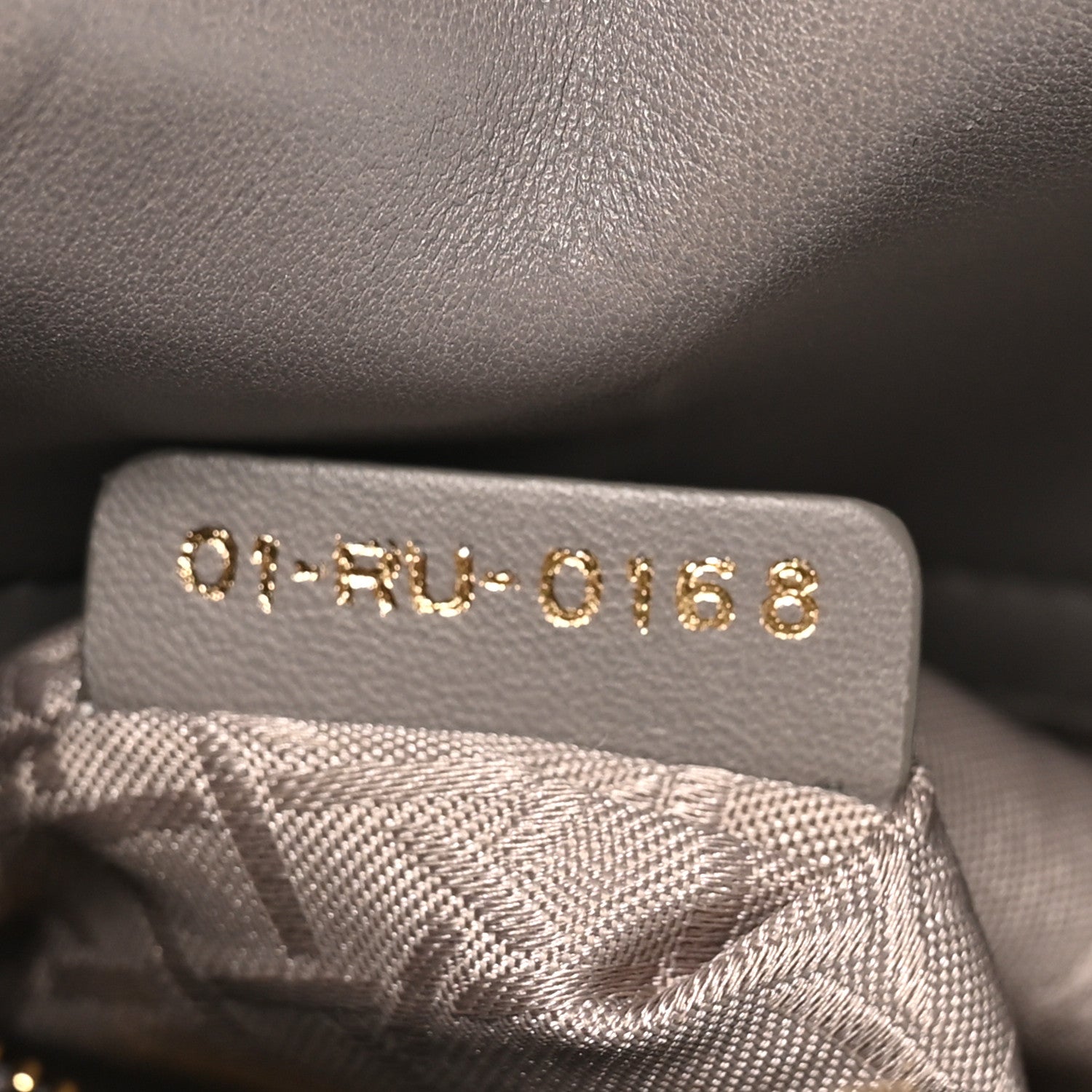 Christian Dior Lambskin Cannage Small My ABCDior Lady Dior Grey 7 of 10