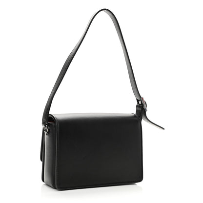 Christian Louboutin Calfskin Studded Carasky Crossbody Bag Black 2 of 7