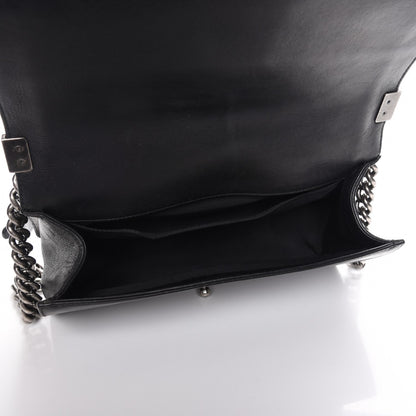 Chanel Calfskin Quilted Medium Boy Flap Black 5 of 7
