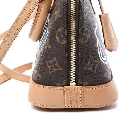 Louis Vuitton Monogram World Tour Alma BB 7 of 9