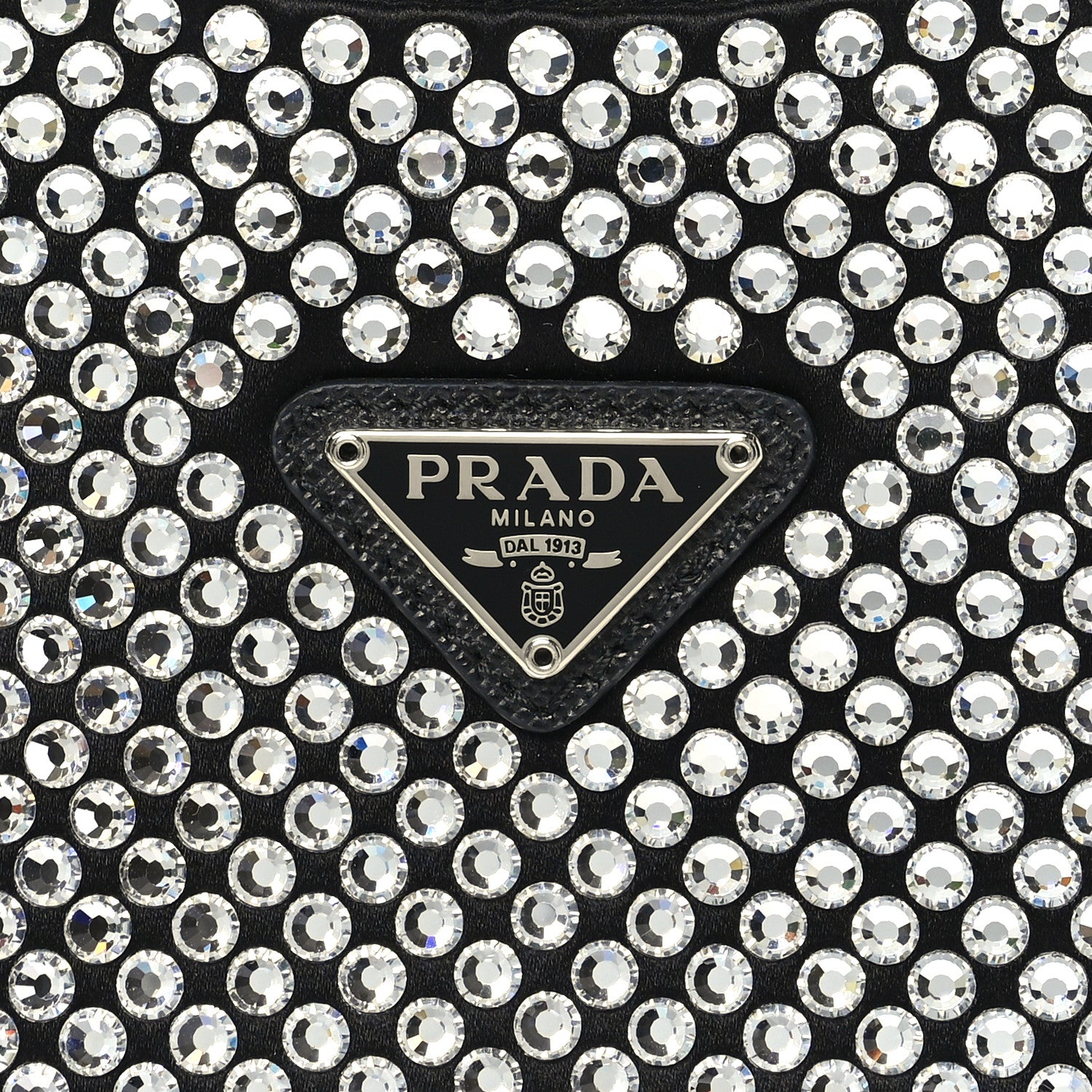 Prada Satin Crystal Mini Re-Edition 2000 Bag Cristal 7 of 9