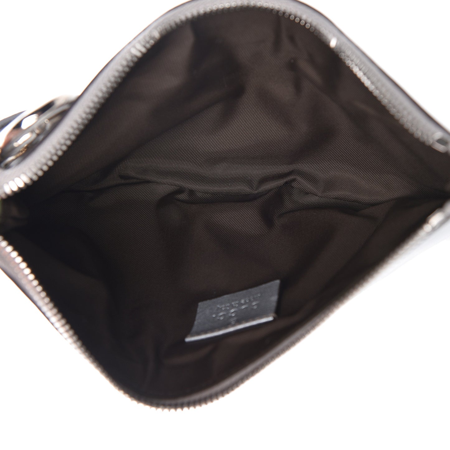 Guccissima New Britt Wristlet Silver