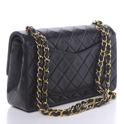 Chanel Lambskin Quilted Small Double Flap Black 3 of 13