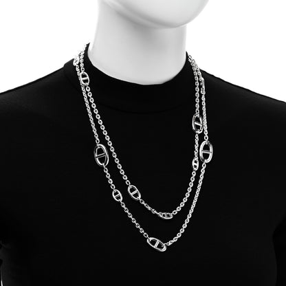 Hermes Sterling Silver Farandole Necklace 120 2 of 5