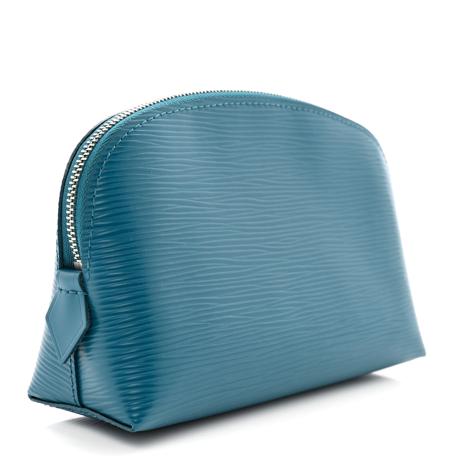 Louis Vuitton LOUIS VUITTON Epi Cosmetic Pouch Cyan 3 of 6