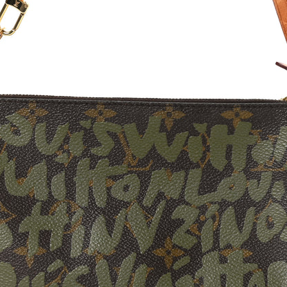 Louis Vuitton Monogram Graffiti Pochette Accessories Kaki 8 of 14