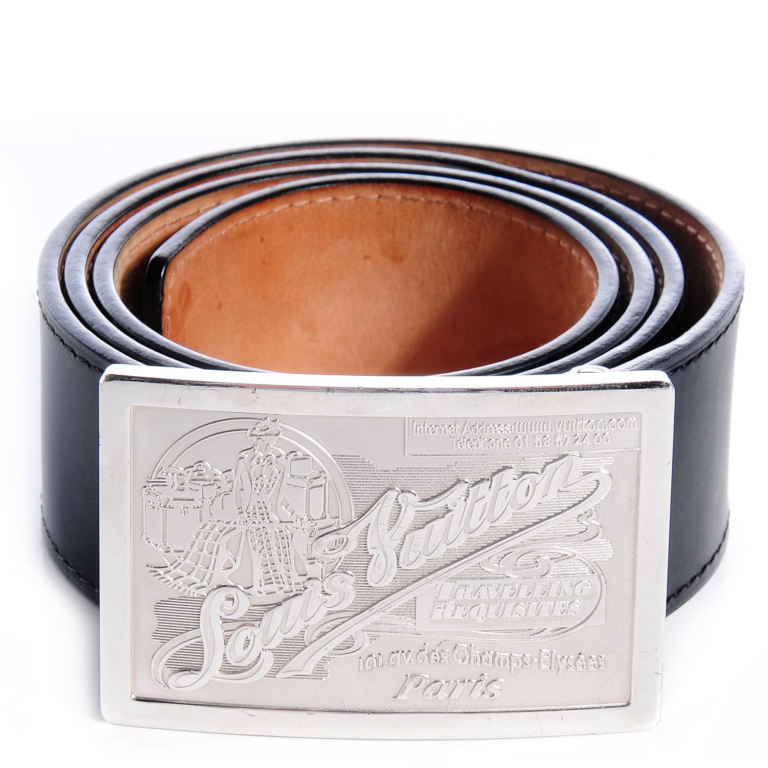 Louis Vuitton Jeans Calfskin Belt 95 38 1 of 9