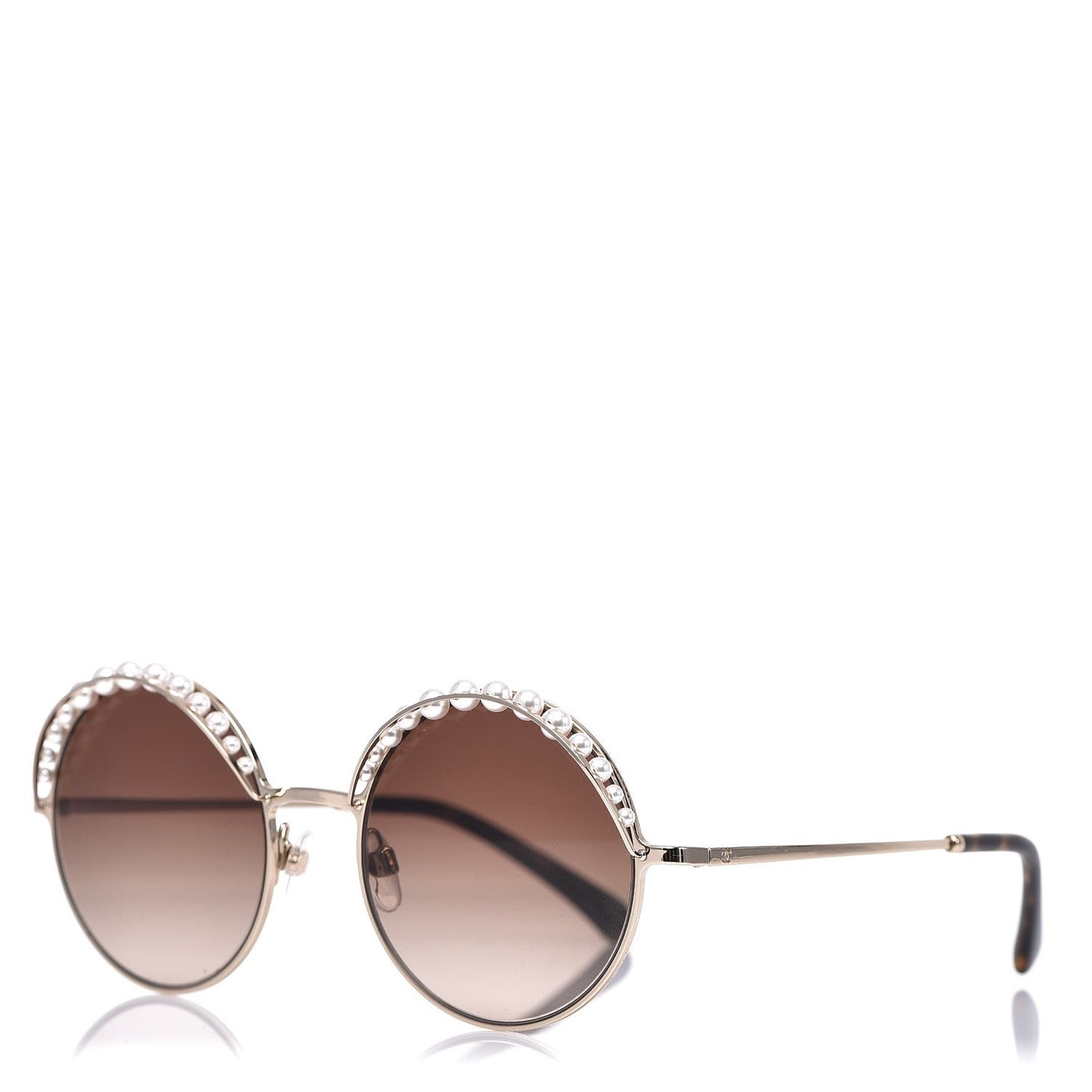 Pearl Round Sunglasses 4234-H Light Brown