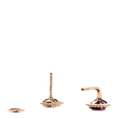 Boucheron 18K Rose Gold Diamond Garnet Serpent Boheme Single Earring 4 of 6